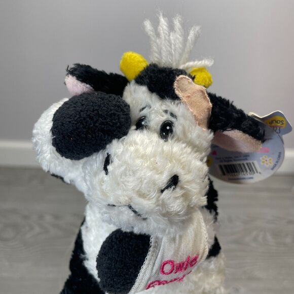 First & Main Carrie the Cow Owie Cowie Plush Get Well Soon Stuffed Animal NEW - Picture 3 of 12